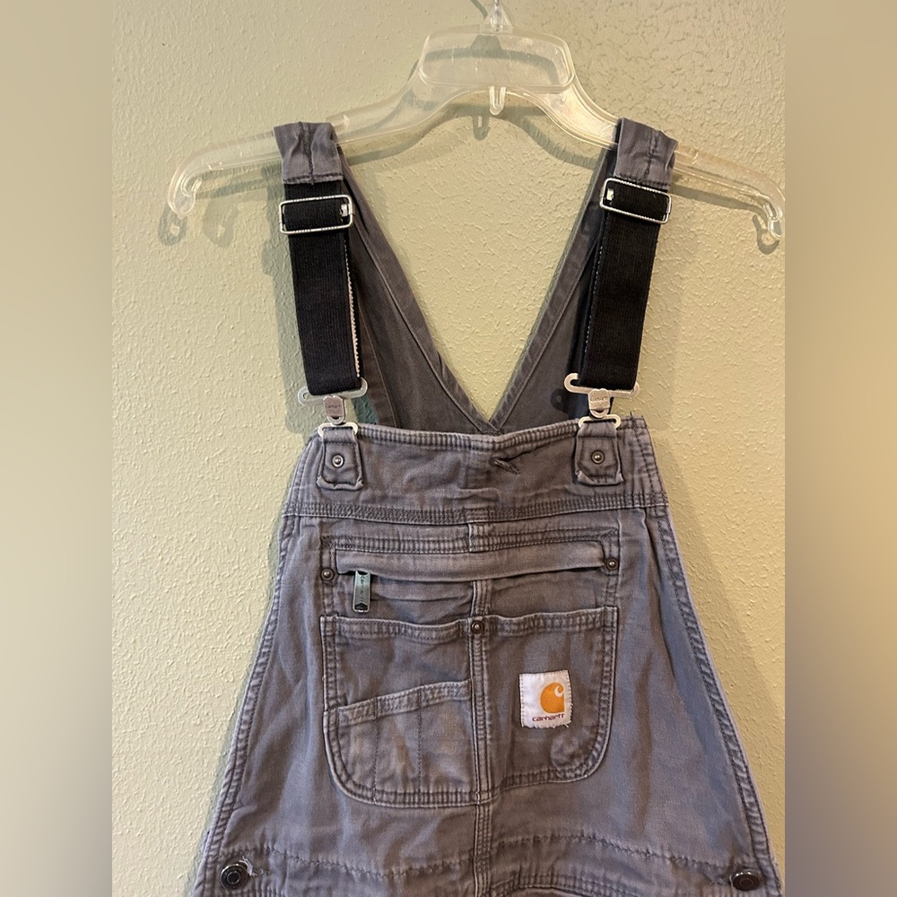 Carhartt Charcoal Bib Overalls
